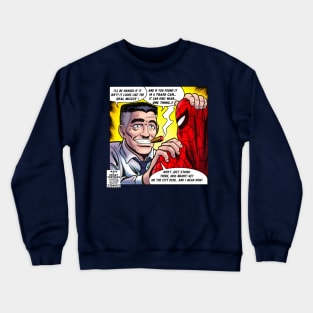 Retro comic news publisher! Crewneck Sweatshirt